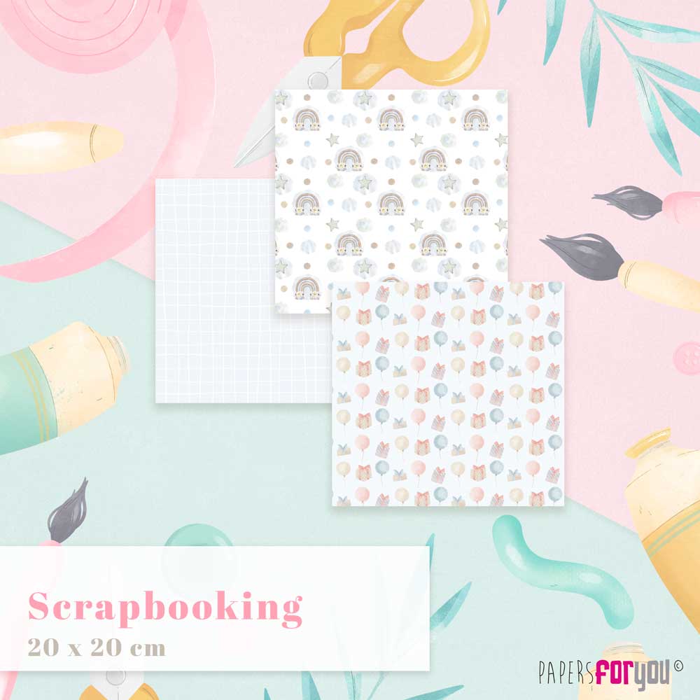 PAPEL SCRAP 20x20